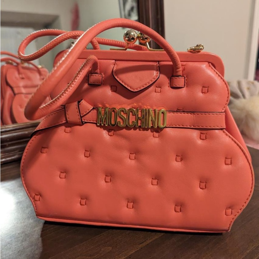 Moschino Coral Vintage Crossbody